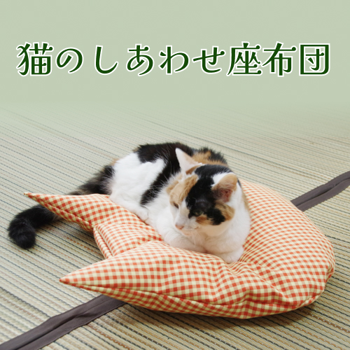 猫のしあわせ座布団　楽天販売ページ